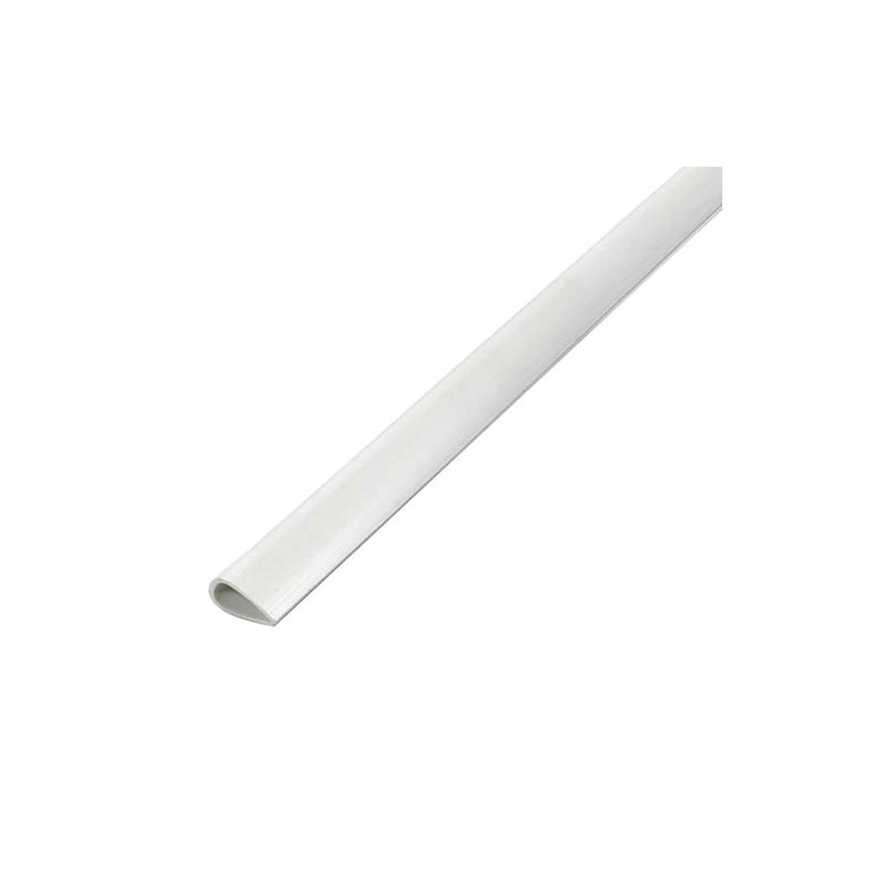 Profil zaciskowy 15x6-2,5M PCV biały