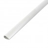 Profil zaciskowy 15x6-2,5M PCV biały
