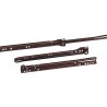 Prowadnice rolkowe 300x37mm brązowe mod. 12