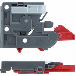 Prowadnice szuflad 400mm cichy domyk pełny wysuw klips mod. 42