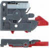 Prowadnice szuflad 400mm cichy domyk pełny wysuw klips mod. 42