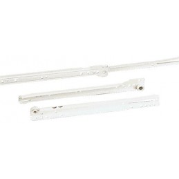 Prowadnica szuflad 400mm biała komplet mod. 16 NIZA