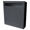 Skrzynka na listy 400x360x100 czarna mod.6
