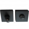 Szyld WC rozeta 50x50mm czarny mat t.4 mod. 201W310