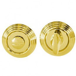 Szyld WC z pokrętłem (315) rozeta 57mm mosiądz kw.4mm mod.269