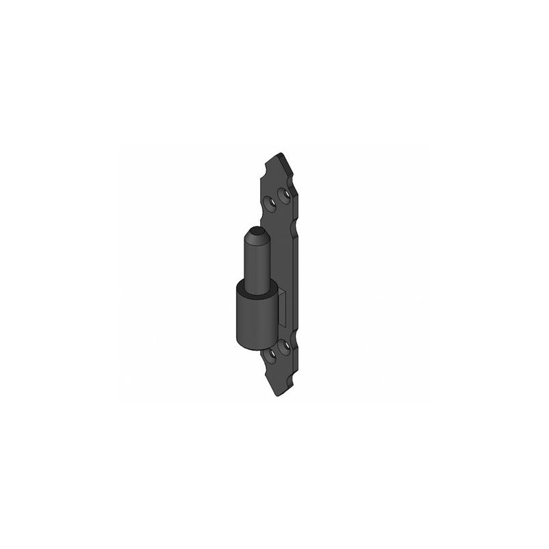 Trzpień zawiasu fi.14mm 39mm ozdobny czarny mod.8010