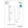 Uchwyt wpuszczany 150x50 inox mod.13