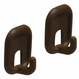 Wieszak 206-45x32x21 plastik.brąz 2DIS