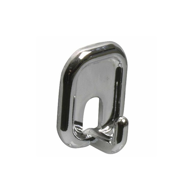 Wieszak przyklejany 45x32x21mm chrom plastik mod.206