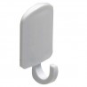 Wieszak 210-40x35 plastikowy biały