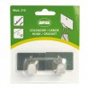 Wieszaki pojedyncze przyklejane/przykręcane INOX 40x30mm 2szt. mod.214 DIS