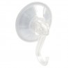 Wieszaki na przyssawkę 45mm transparentne 2szt. mod.215 DIS