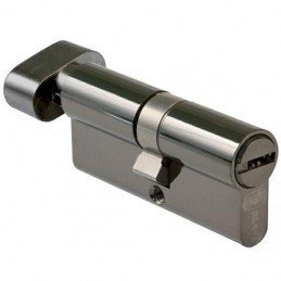Wkładka z gałką do drzwi 60mm G30/30 czarny nikiel mod.9850