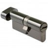 Wkładka z gałką do drzwi 60mm G30/30 czarny nikiel mod.9850