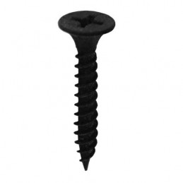 Wkręty czarne 3,5x25mm łeb stożkowy PH 22szt.