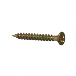 Wkręty 2,5x10mm żółty ocynk łeb stożkowy PZ 42szt.