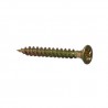 Wkręty 2,5x20mm żółty ocynk łeb stożkowy PZ 32szt.