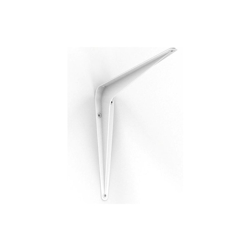 Wspornik półki stalowy biały 300x250mm BASIC 30, 2 szt.