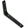 Wspornik półki aluminiowy czarny 100x150mm mod. 4