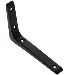 Wspornik półki aluminiowy czarny 150x200mm mod. 4
