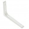 Wspornik półki aluminiowy biały 200x250mm mod. 4