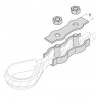 Zacisk rynienkowy 30110-4mm cynko DIS 2x