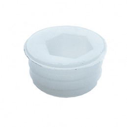 Zaczep IPA 23340 reg.plastikowy biały