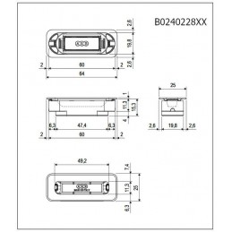 Zaczep z magnesem MINIMAL PLUS XT niklowany do Polaris i Revolution