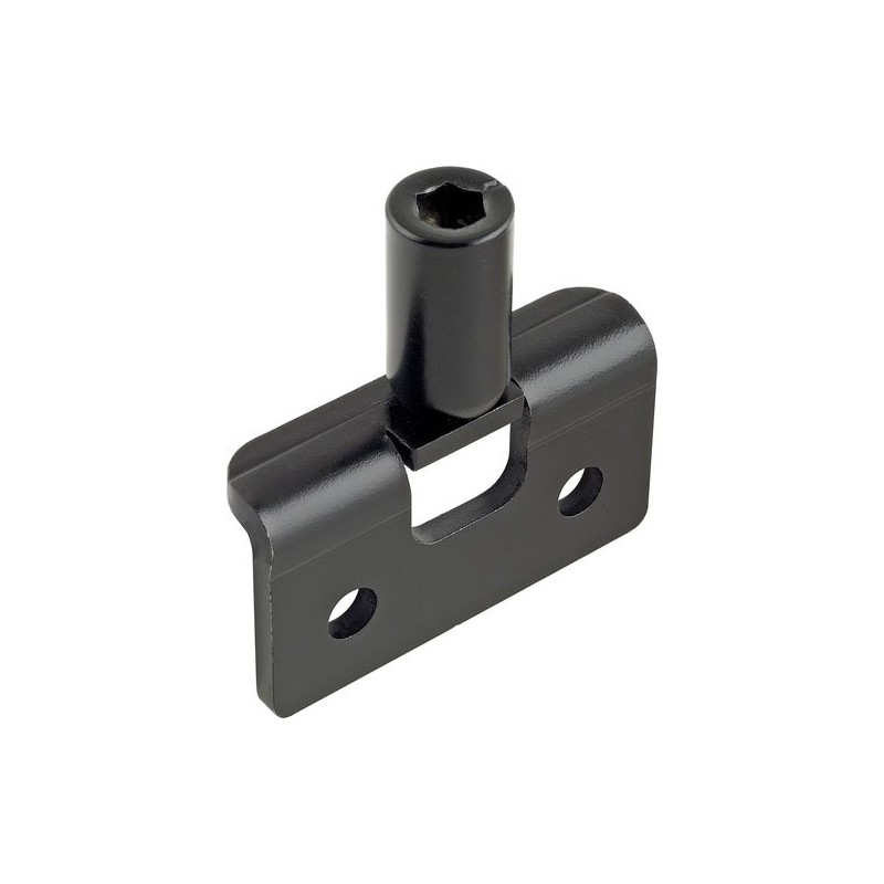 Zaczep zamknięcia 40x22x9 czarny AGB