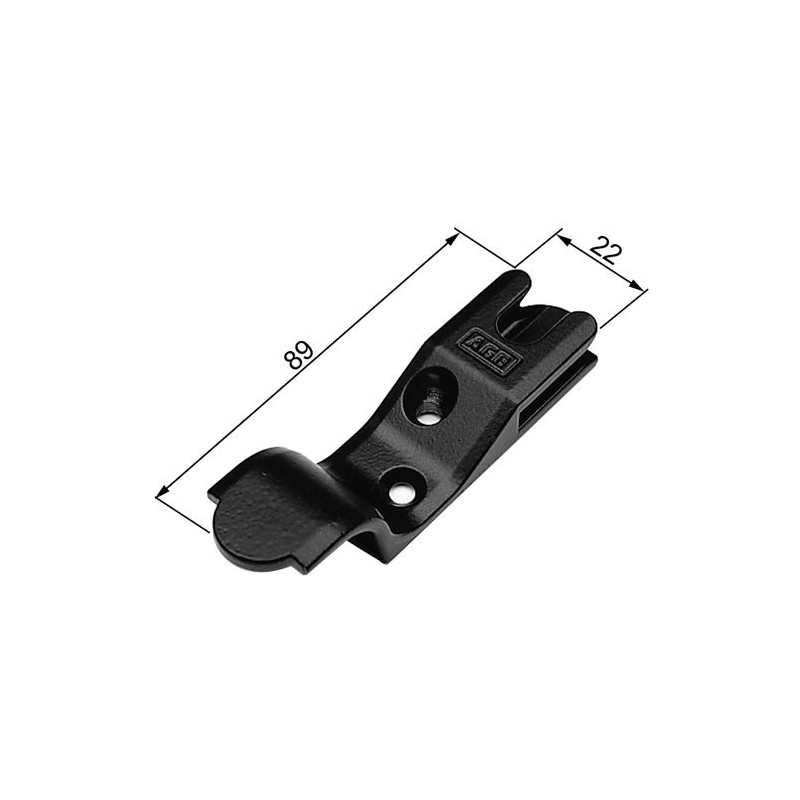 Zaczep zamknięcia 89x22 czar AGB