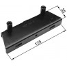 Zaczep zamknięcia czarny 125x35