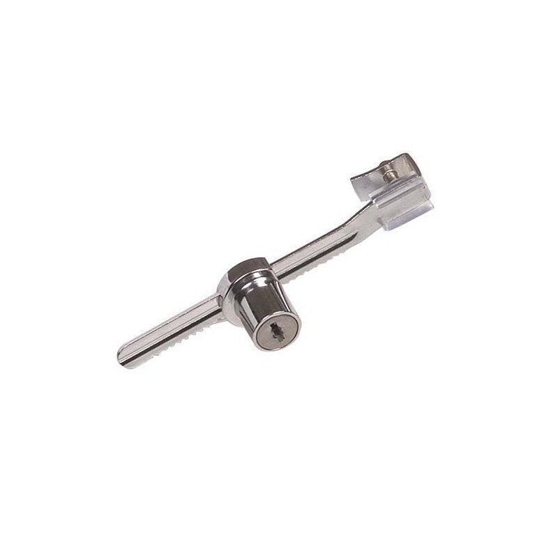 Zamek do szklanych Witryn 6mm dł. 120mm mod. 10A