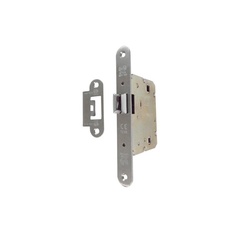 Zamek drzwiowy łazienkowy 70/50 INOX mod. 4000