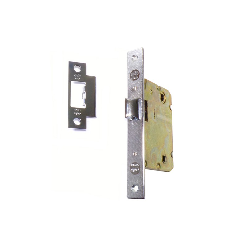 Zamek drzwiowy łazienkowy 70/50 chromowany mod. 4100