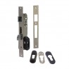 Zamek do drzwi metalowych na wkładkę 85/20 inox mod. 740 DIS z wkładką