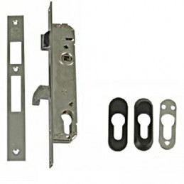 Zamek do drzwi metalowych na wkładkę 85/30 inox mod. 770