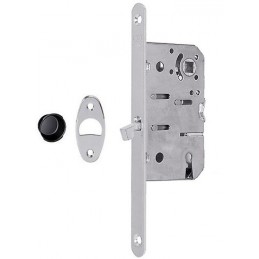 Zamek hakowy 70/50 bez klucza F18x196 chrom mat SCIVOLA T MEDIANA