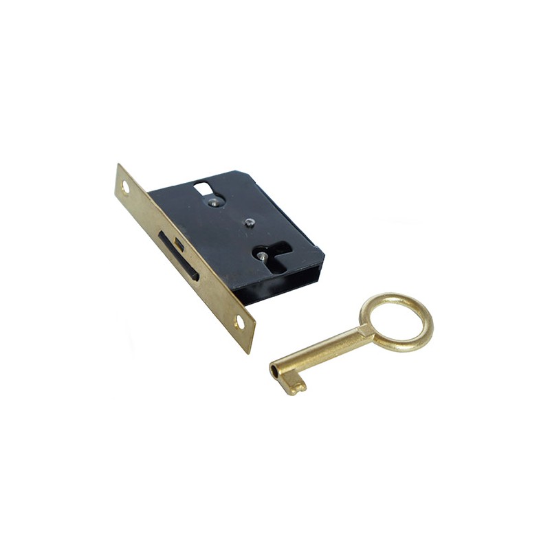 Zamek meblowy mosiężny 20mm mosiężny mod. 8
