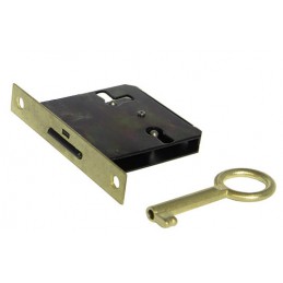 Zamek meblowy mosiężny 30mm mosiężny mod. 8