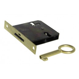 Zamek meblowy mosiężny 35mm mosiężny mod. 8