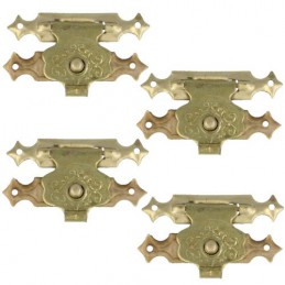 Zamknięcie do szkatułki 24mm mosiężne 4szt. mod.14