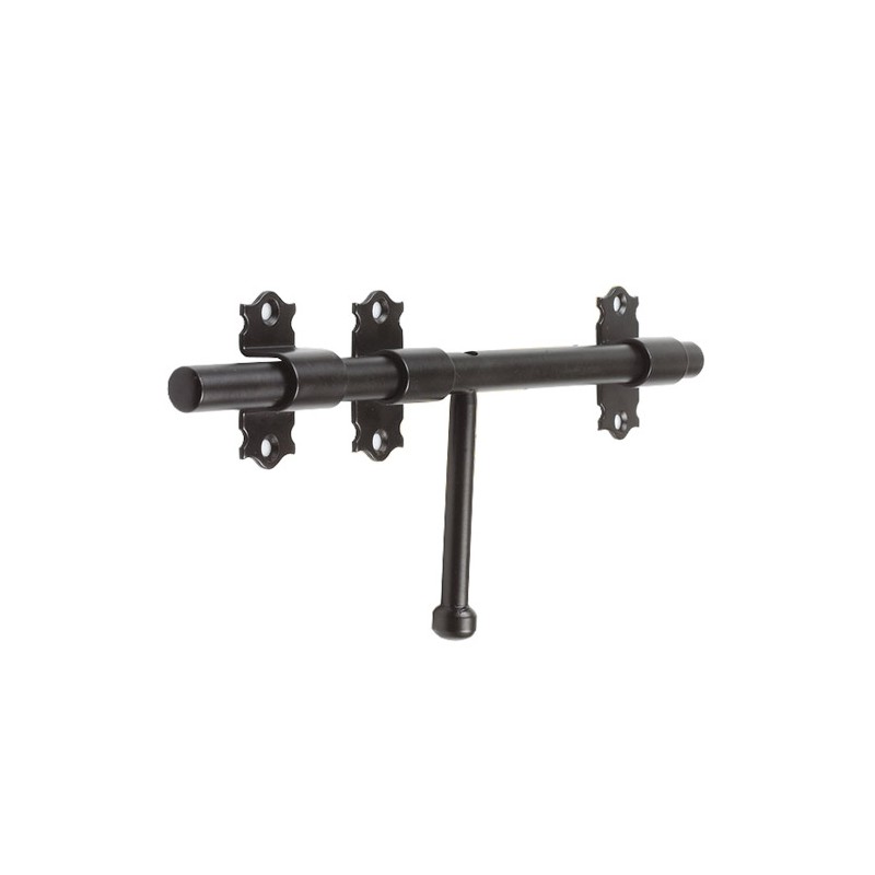 Zasuwa rygiel 300mm stalowa czarna mod.340 rustykalna