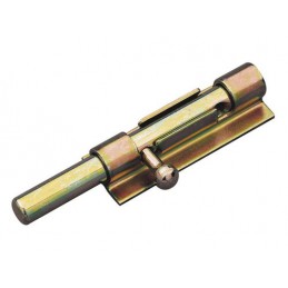 Zasuwka do spawania 85mm na kłódkę żółty ocynk mod.464