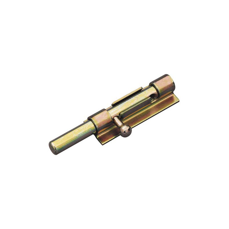 Zasuwka do spawania 85mm na kłódkę żółty ocynk mod.464