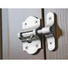 Zasuwka 720-40 mosiądz chrom mat