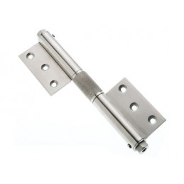Zawias do drzwi 180x80mm stal nierdzewna INOX sprężynowy mod. 100