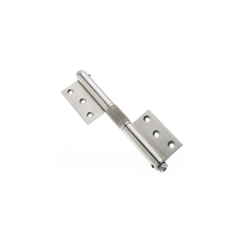Zawias do drzwi 180x80mm stal nierdzewna INOX sprężynowy mod. 100