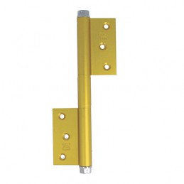 Zawias do drzwi 180x80mm mosiądz matowy sprężynowy mod. 100
