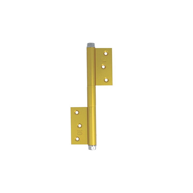 Zawias do drzwi 180x80mm mosiądz matowy sprężynowy mod. 100