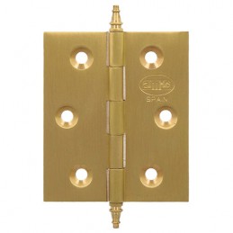 Zawias mosiężny matowy 60x50mm splatany mod. 1003